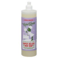 Rebel Green Dish Soap, Super Deluxe, Lavender & Grapefruit - 16 Fluid ounce 