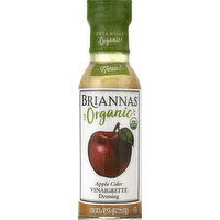 Briannas Dressing, Organic, Apple Cider Vinaigrette - 10 Ounce 