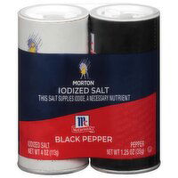 Morton Iodized Salt & Black Pepper - 1 Each