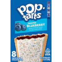 Pop-Tarts Toaster Pastries, Blueberry, Frosted, 8 Pack - 8 Each 