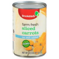 Brookshire's Farm Fresh Sliced Carrots, No Salt Added - 14.5 Each 