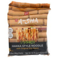 A-SHA Hakka Style Noodle - 3.35 Ounce - 5 Count