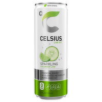 Celsius Energy Drink, Cucumber Lime, Sparkling - 12 Fluid Ounce