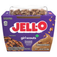 Jell-O Refrigerated Desserts, Girl Scouts, Coconut Caramel - 2 Each 