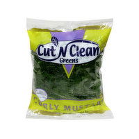 Cut Clean Greens Curly Mustard Cooking Greens