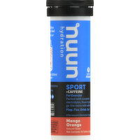 Nuun Sport + Caffeine, Tablets, Mango Orange - 10 Each 