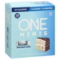 ONE Protein Bar, Birthday Cake Flavored, Minis - 10 Each 