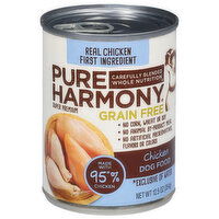 Pure Harmony Dog Food, Grain Free, Chicken, Super Premium - 12.5 Ounce 