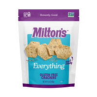 Milton's Baked Crackers, Everything, Gluten Free, - 4.5 Ounce 