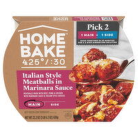 Homebake 425/:30 Meatballs, Italian Style, Main - 22.2 Ounce 