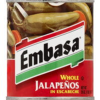 Embasa Jalapenos, in Escabeche, Whole - 26 Ounce 