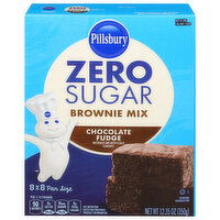 Pillsbury Brownie Mix, Zero Sugar, Chocolate Fudge - 12.35 Ounce 