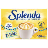 Splenda Sweetener, Zero Calorie - 100 Each 