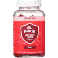 Vital Proteins Apple Cider Vinegar, Apple, Gummies - 60 Each 