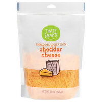 That's Smart! Cheese, Cheddar, Imitation, Shredded - 8 Ounce 