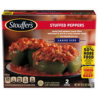 Stouffer's Stuffed Peppers, Large Size - 2 Each 