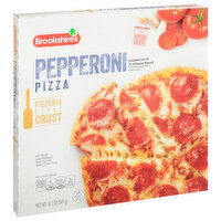 Brookshire's Pepperoni Pizza, Pizzeria Style Crust - 19.1 Each 