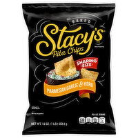 Stacy's Pita Chips, Parmesan Garlic & Herb, Baked, Sharing Size