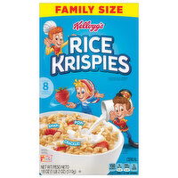 Rice Krispies Cereal, Toasted Rice, Family Size - 18 Ounce 