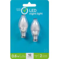 Simply Done Light Bulb, Night Light LED, 0.6 Watts