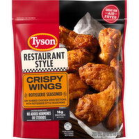 Tyson Tyson Restaurant Style Crispy Wings Rotisserie Seasoned, 16 oz - 16 Ounce 