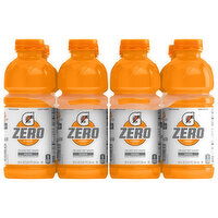 Gatorade Thirst Quencher, Zero Sugar, Orange - 8 Each 