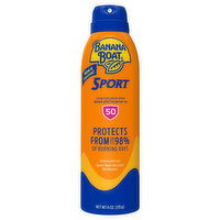 Banana Boat Sunscreen Spray, Clear, Broad Spectrum SPF 50 - 6 Ounce 