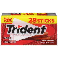 Trident Gum, Sugar Free, Cinnamon, Mega Pack - 28 Each 