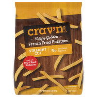 Crav'n Flavor French Fried Potatoes, Crispy Golden, Straight Cut