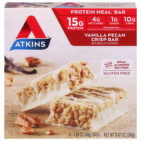 Atkins Protein Meal Bar, Vanilla Pecan Crisp