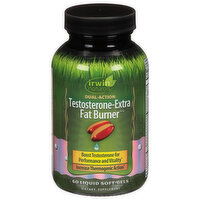 Irwin Naturals Testosterone-Extra, Fat Burner, Dual Action, Liquid Soft-Gels