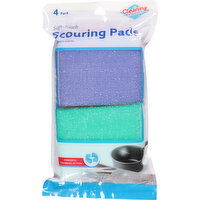 Jacent Scouring Pads, Soft-Touch, 4 Pack - 4 Each 