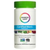 Rainbow Light Multivitamin, Certified Men's, Capsules