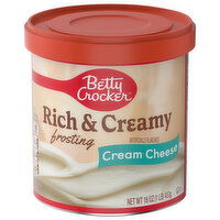 Betty Crocker Rich & Creamy Cream Cheese Frosting - 16 Ounce