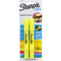 Sharpie Gel Highlighters, Fluorescent Yellow - 2 Each 