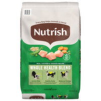 Nutrish Food for Dogs, Natural, Real Chicken & Veggies Recipe, Whole Health Blend, Adult - 28 Pound