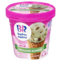 Baskin Robbins Ice Cream, Pistachio Almond - 14 Fluid ounce 