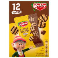 Keebler Cookies, Fudge Strips, Minis - 12 Each 