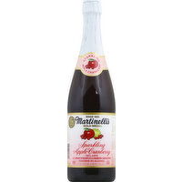 Martinelli's 100% Juice, Sparkling, Apple-Cranberry - 25.4 Ounce 