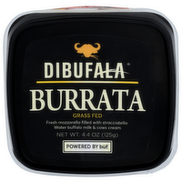Buf Creamery Aromatic Fresh Water Bufalo Cheese Semi Soft Filled With Milk Cream And Mozarella Burrate De Bufala - 4.4 Ounce