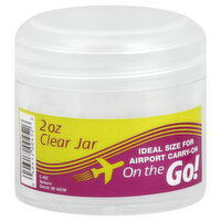 On the Go Jar, Clear, Leak-Proof, 2 oz - 1 Each 