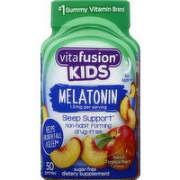 Vitafusion Melatonin, Gummies, Tropical Peach, Kids - 50 Each 