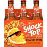 Shock Top Beer, Belgian White, 6 Pack - 6 Each 