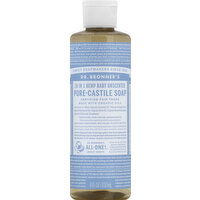 Dr. Bronner's Castile Soap, Pure, 18-In-1 Hemp, Baby, Unscented