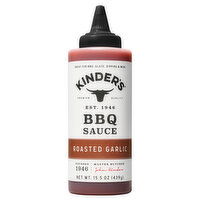 Kinder's BBQ Sauce, Roasted Garlic - 15.5 Ounce 