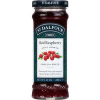 St Dalfour Fruit Spread, Red Raspberry - 10 Ounce 