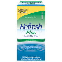 Refresh Eye Drops, Lubricant, Single-Use Containers, Value Size