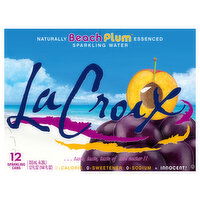 LaCroix Sparkling Water, Beach Plum - 12 Each 