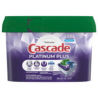 Cascade Dishwasher Detergent, Fresh Scent, ActionPacs - 38 Each 