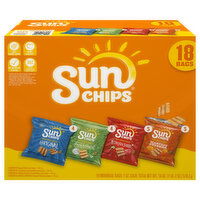 SunChips Whole Grain Snacks, Assorted - 18 Each